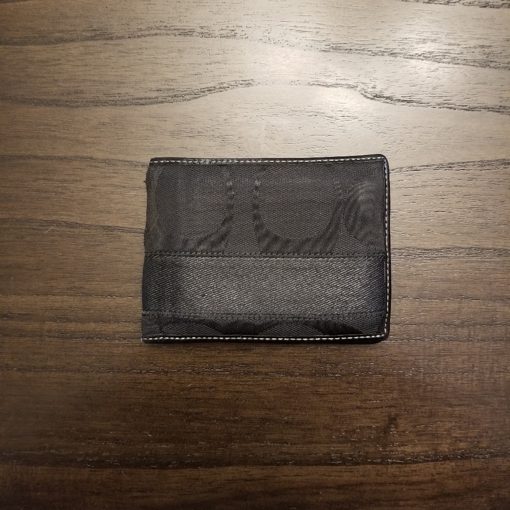 Mens Black Coach Wallet